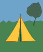 Camping du salagou, en contact avec la nature